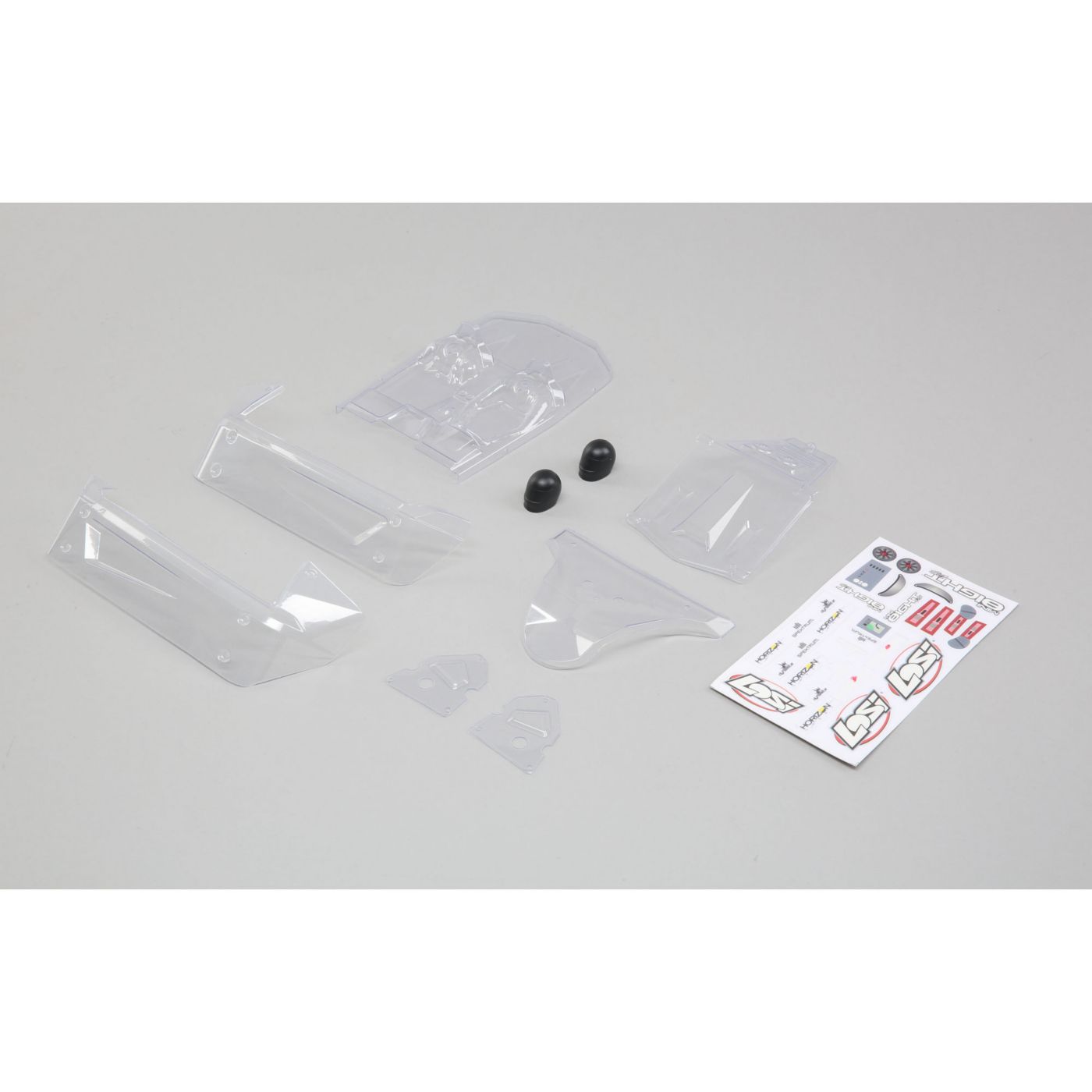 Losi Body Set, Clear: Mini 8IGHT-DB (Z-LOS210012)