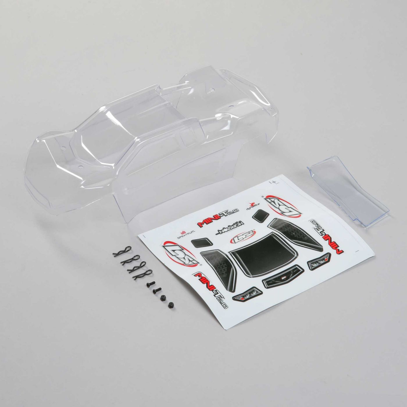 Losi Body, Clear: Mini-T 2.0 (Z-LOS210016)