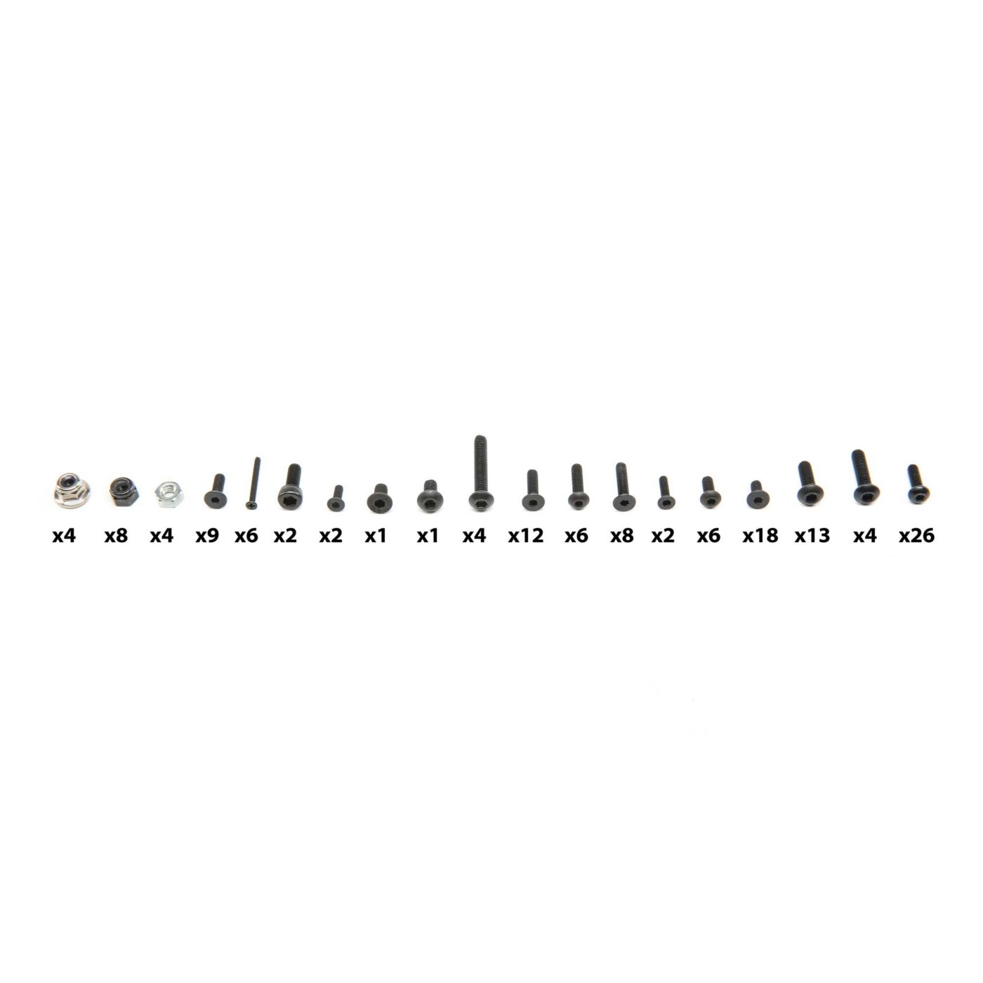 Losi Hardware Set: Mini 8T,DB (Z-LOS216000)
