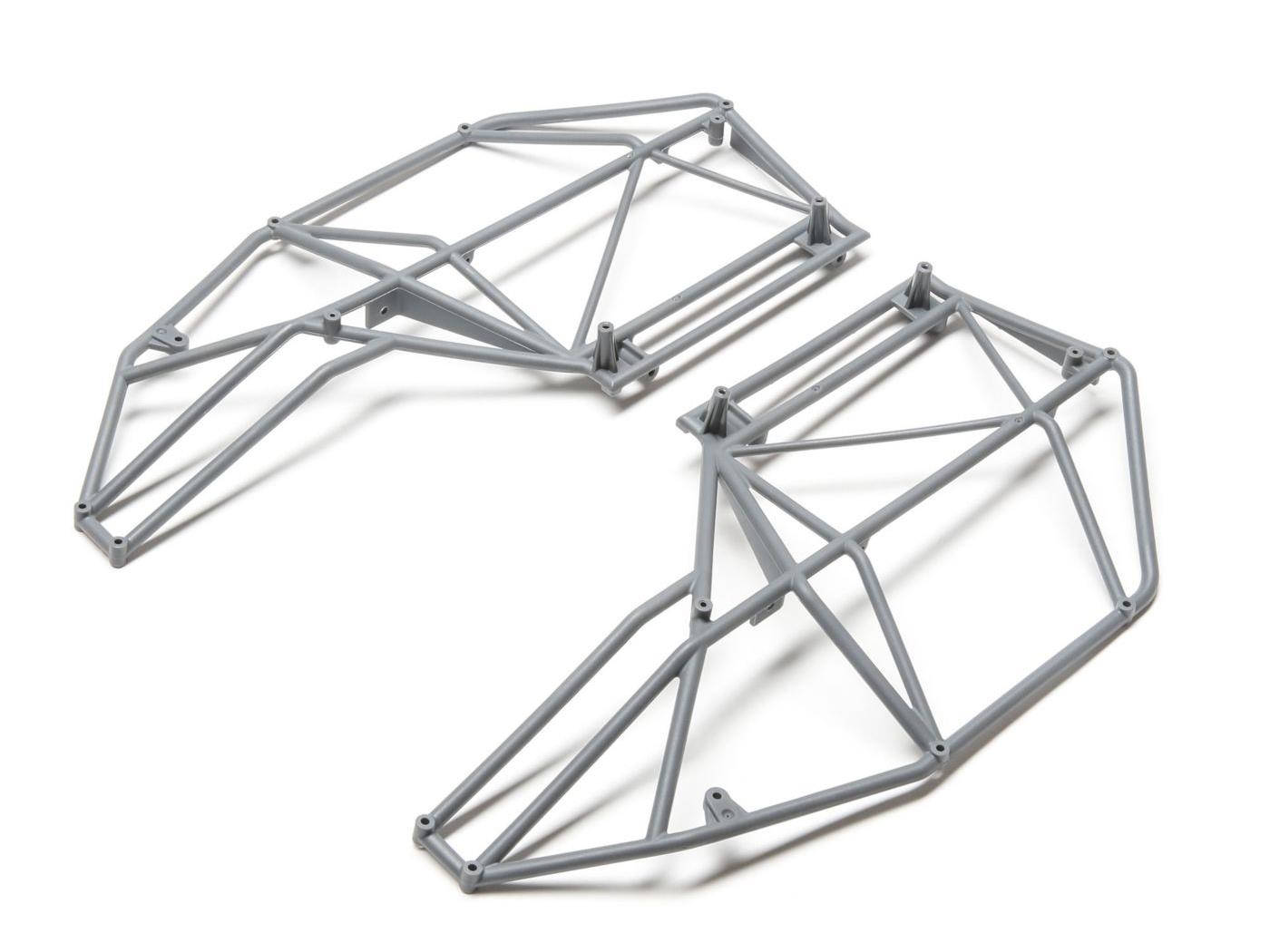 Losi Roll Cage, Side, Left &amp; Right, Grey: Rock Rey (Z-LOS230039)