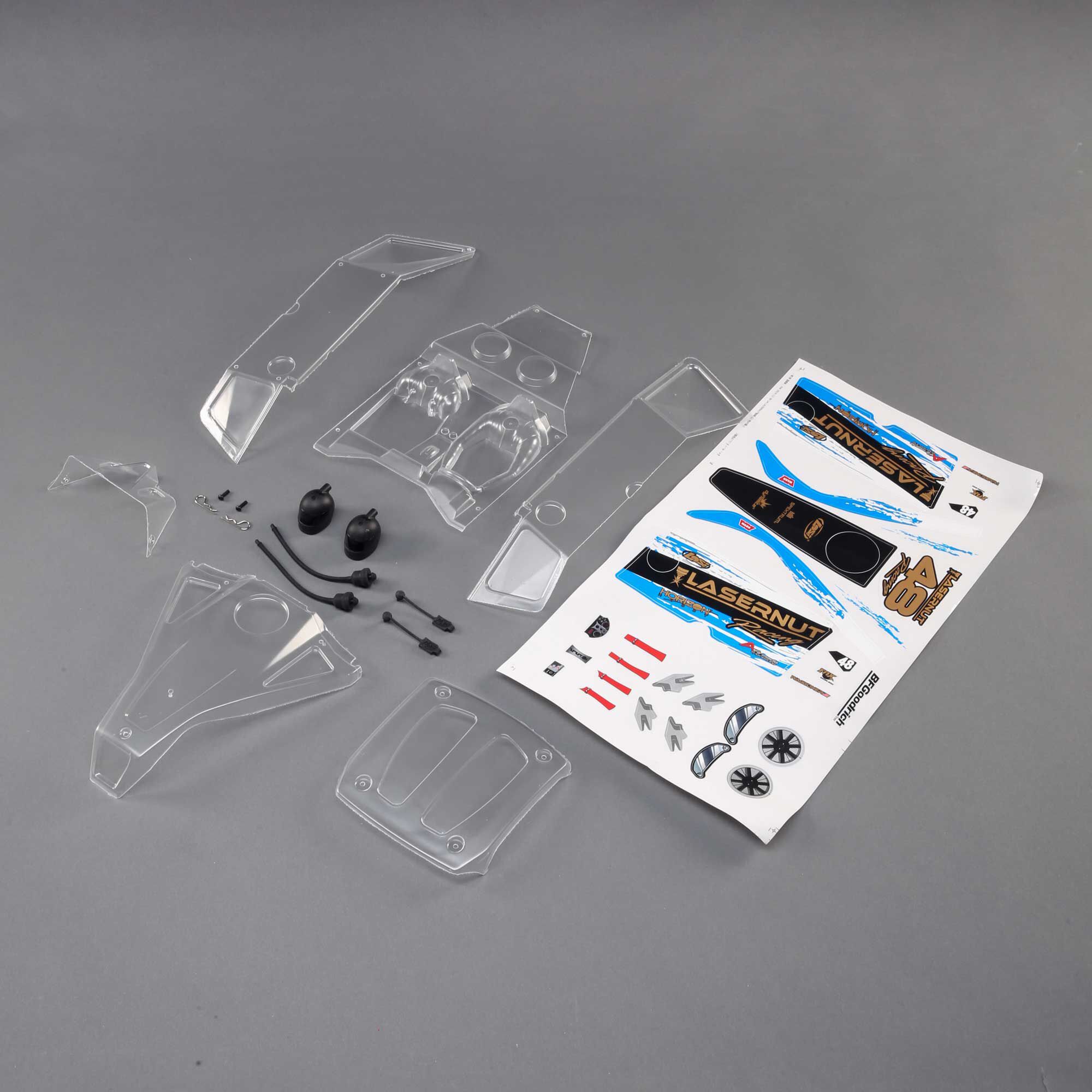 Losi Body Set, Clear: Ultra 4 (Z-LOS230077)