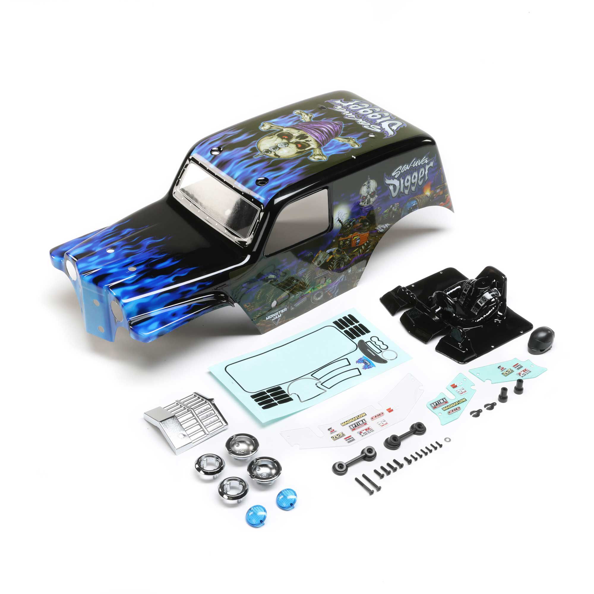 Losi Body Set, Painted Son Uva Digger: LMT (Z-LOS240017)