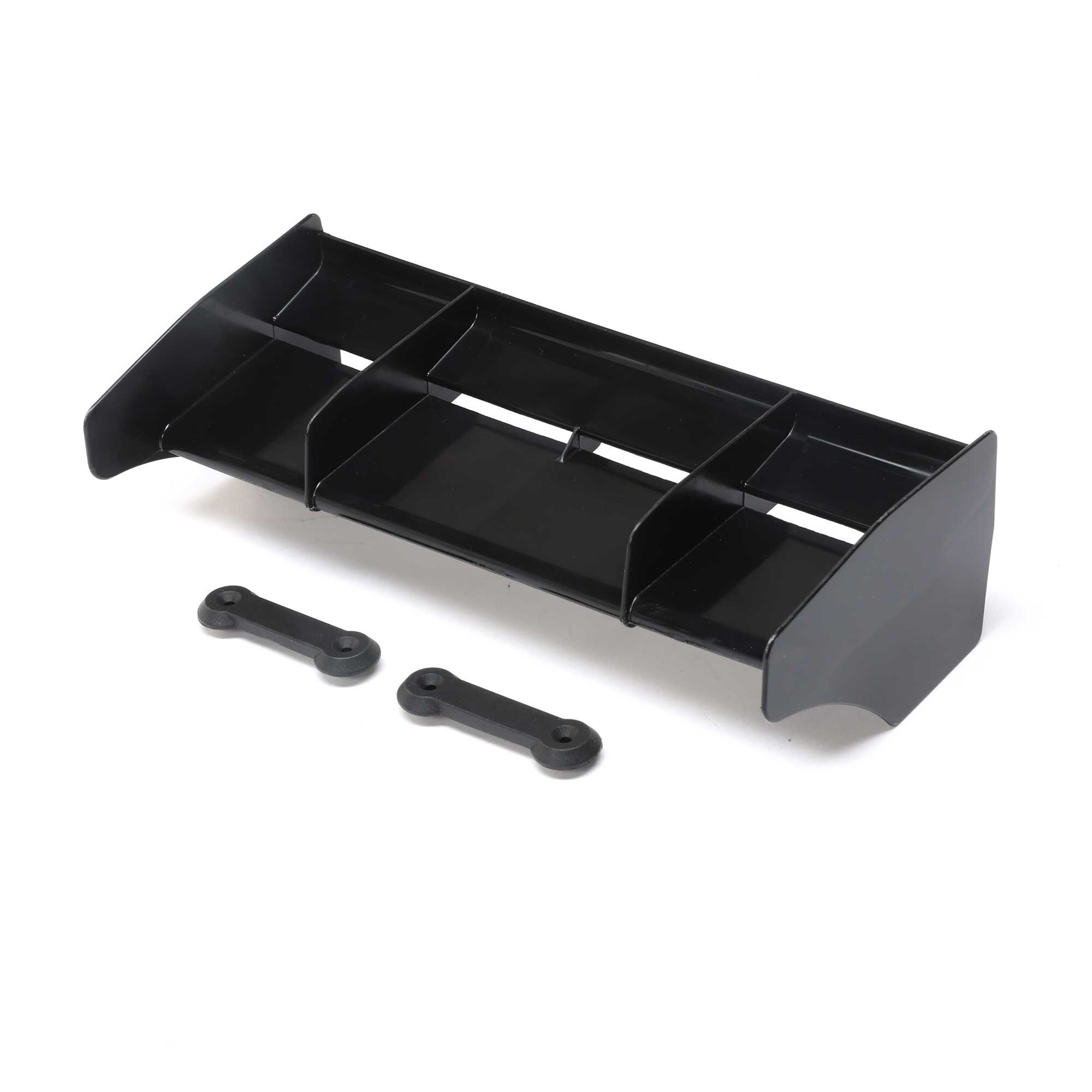 Losi Wing, Black: 8X, 8XE, 8XT (Z-LOS240026)