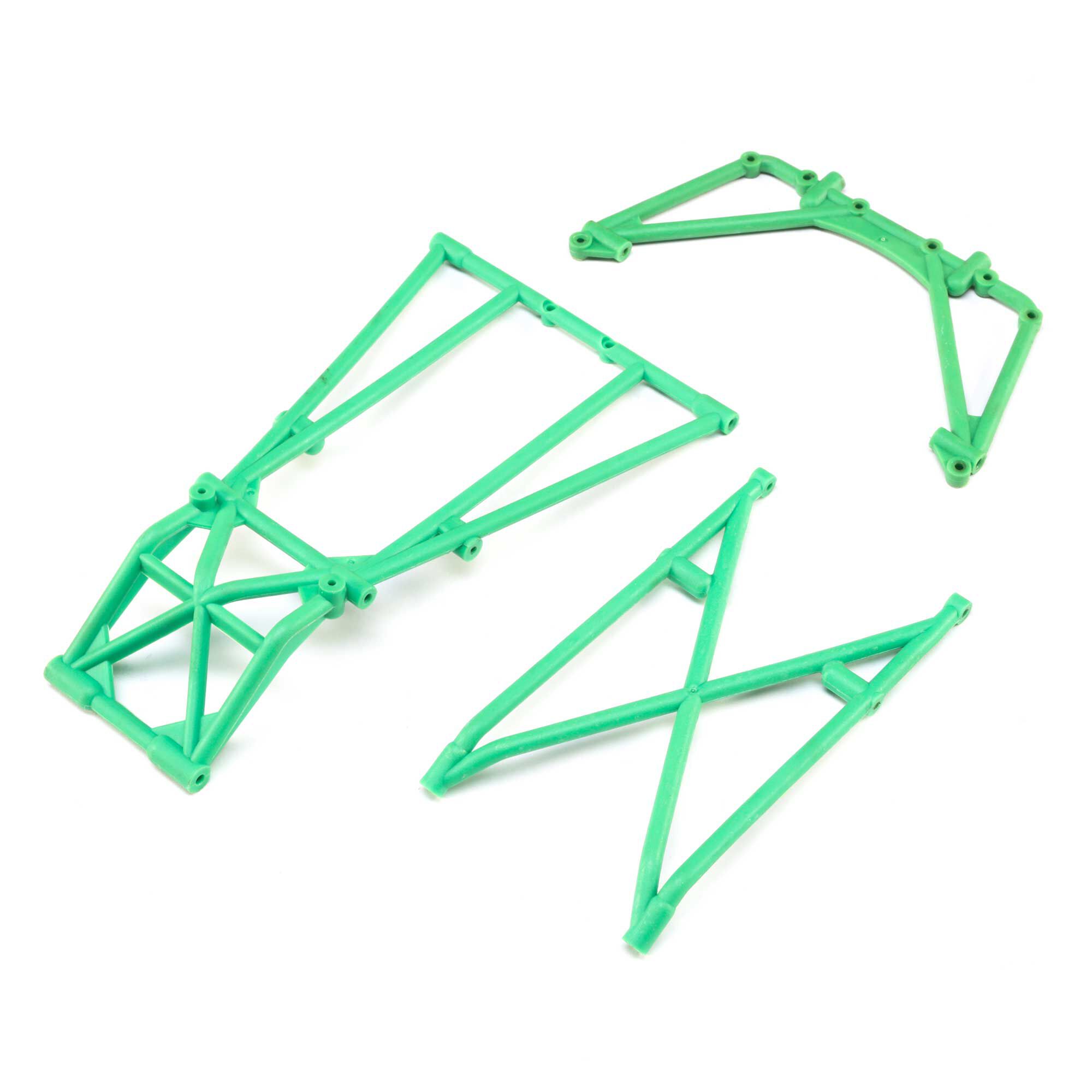 Losi Rear Cage and Hoop Bars, Green: LMT (Z-LOS241043)