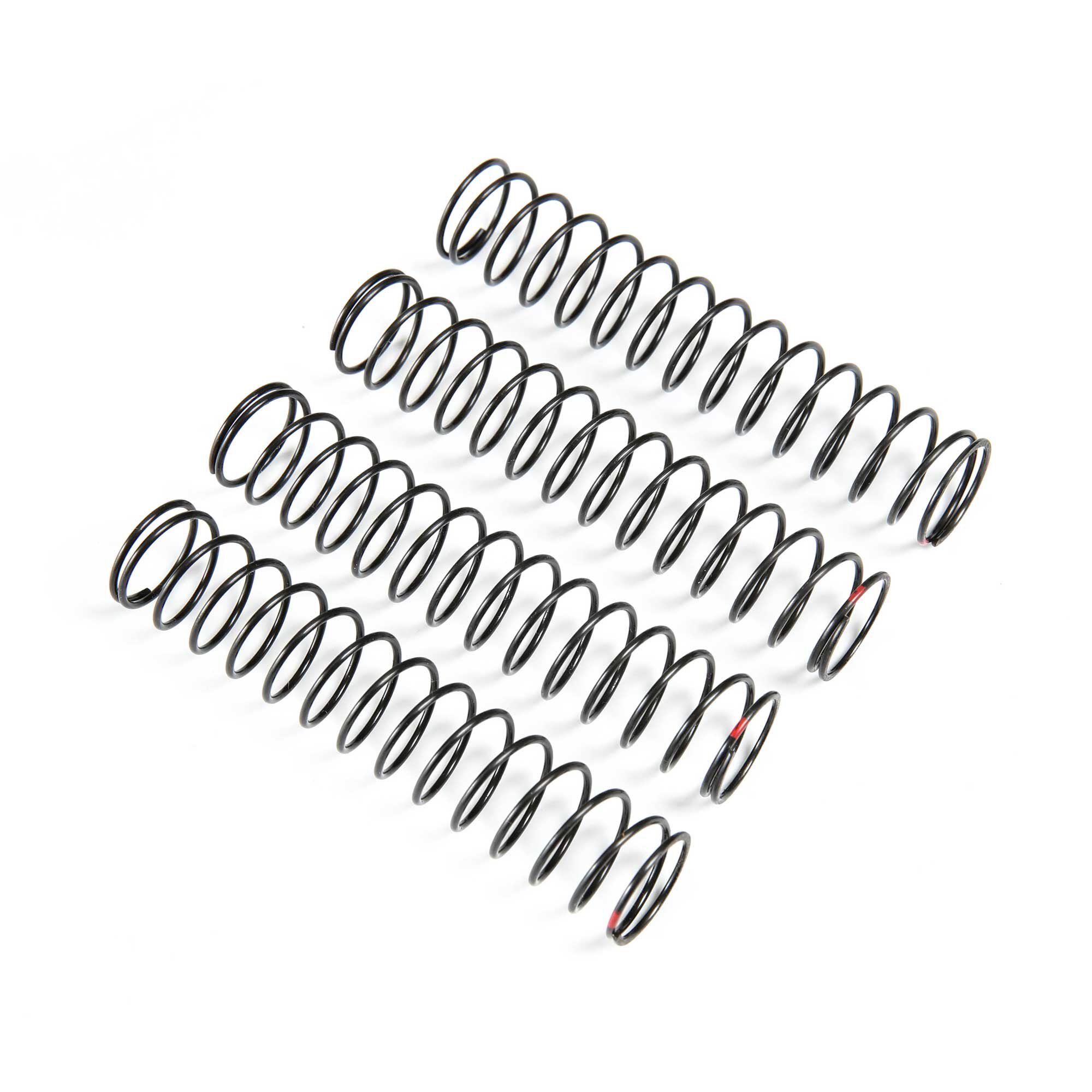 Losi Shock Spring Soft, Red, 2.2 rate (4): LMT (Z-LOS243018)