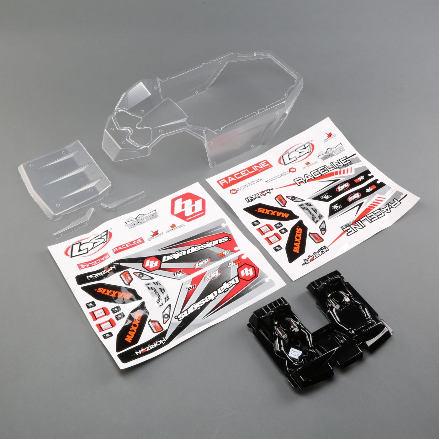 Losi Body Set, Clear: SuperRockRey (Z-LOS250035)