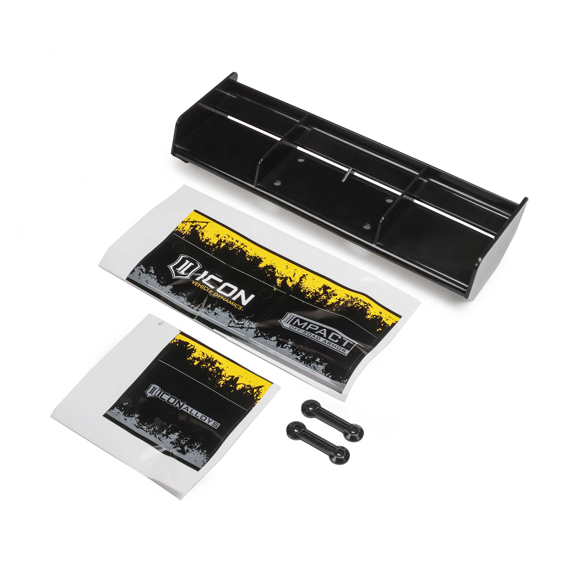 Losi Wing, ICON Vehicle Dynamics, Black: DBXL 2.0 (Z-LOS250053)