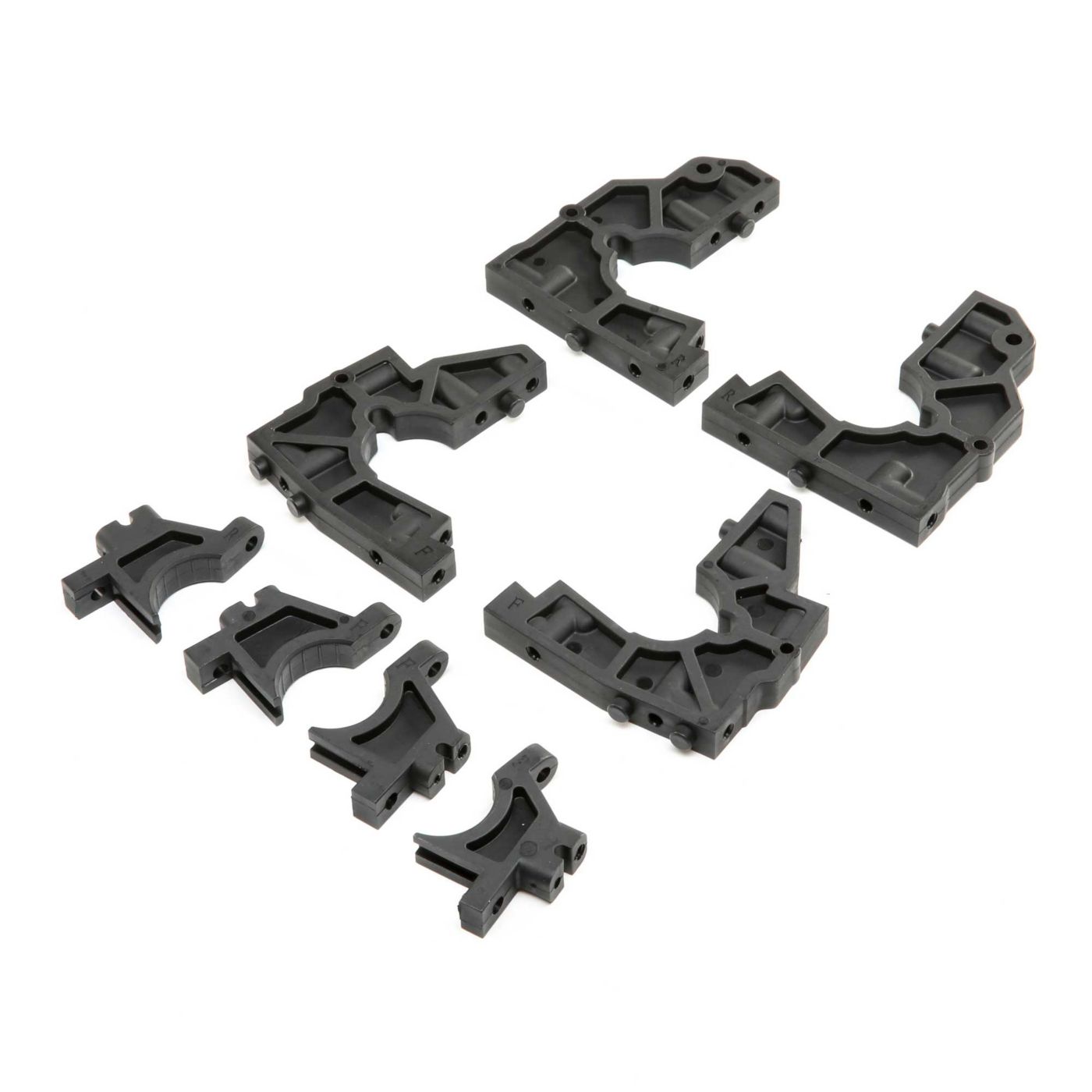 Losi Front/Rear Bulkhead Set: DBXL-E 2.0 (Z-LOS251102)
