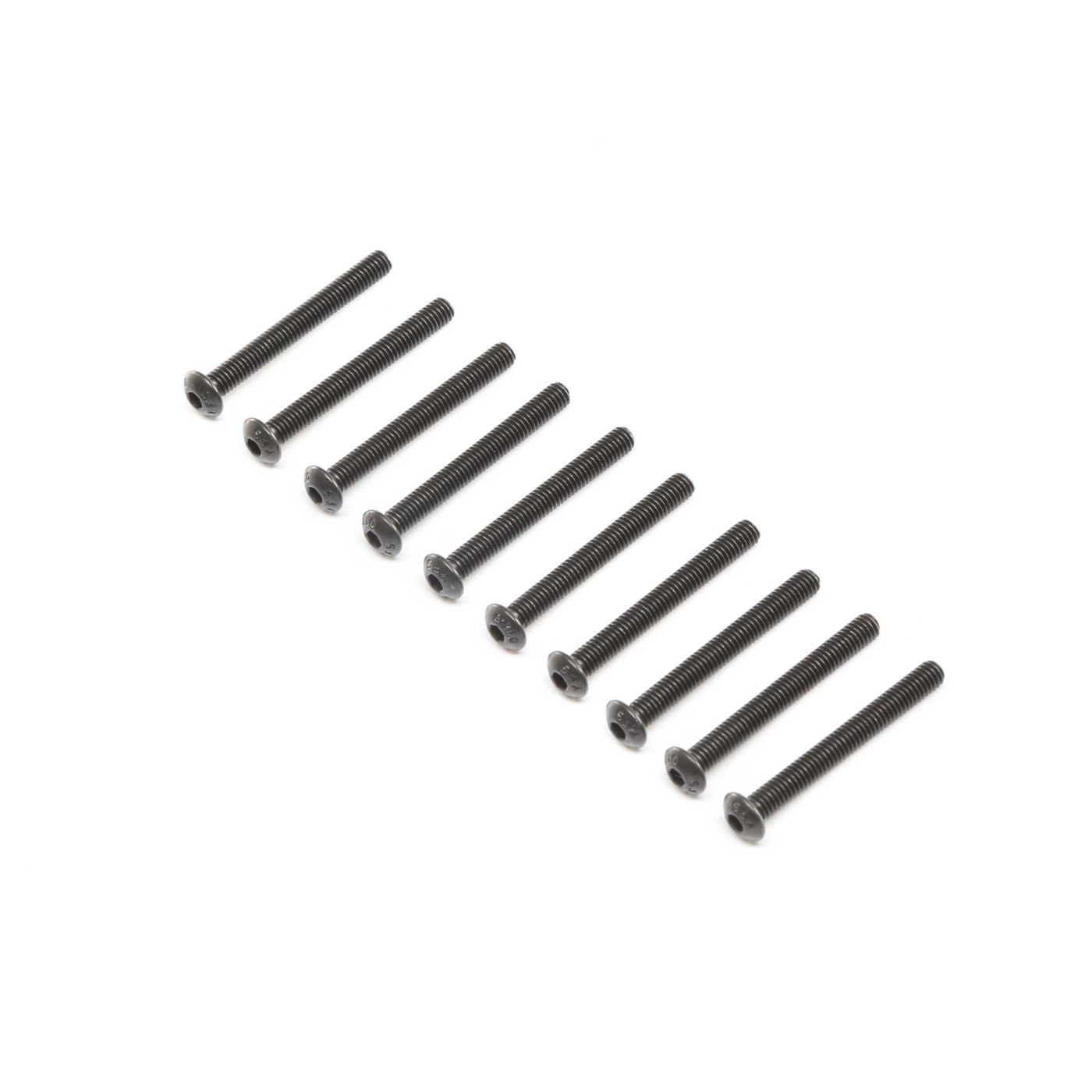 Losi Button Head Screws, Stl, BO, M4 x 35mm (10) (Z-LOS255012)