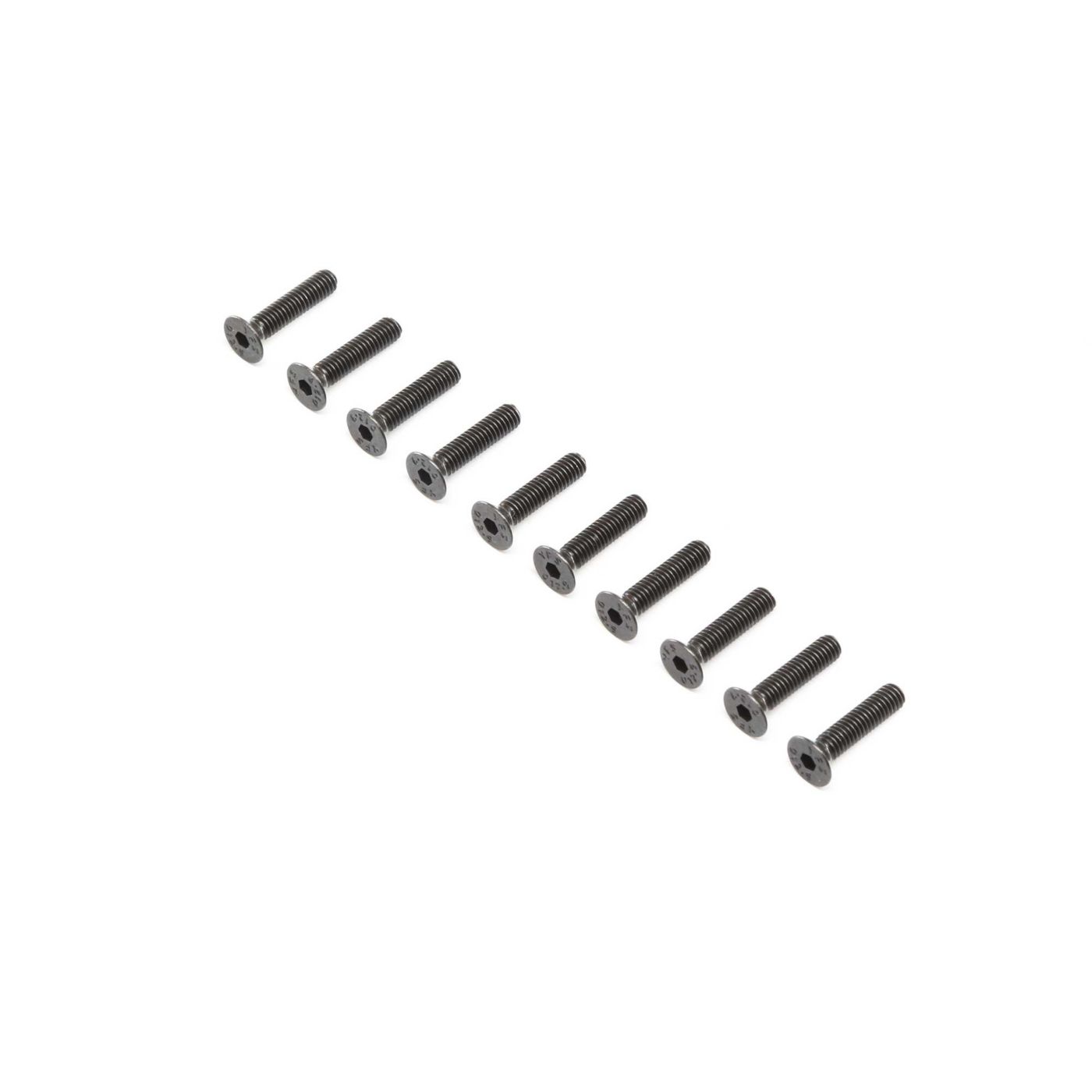 Losi Flat Head Screws, Stl, BO, M4 x 18mm (10) (Z-LOS255020)