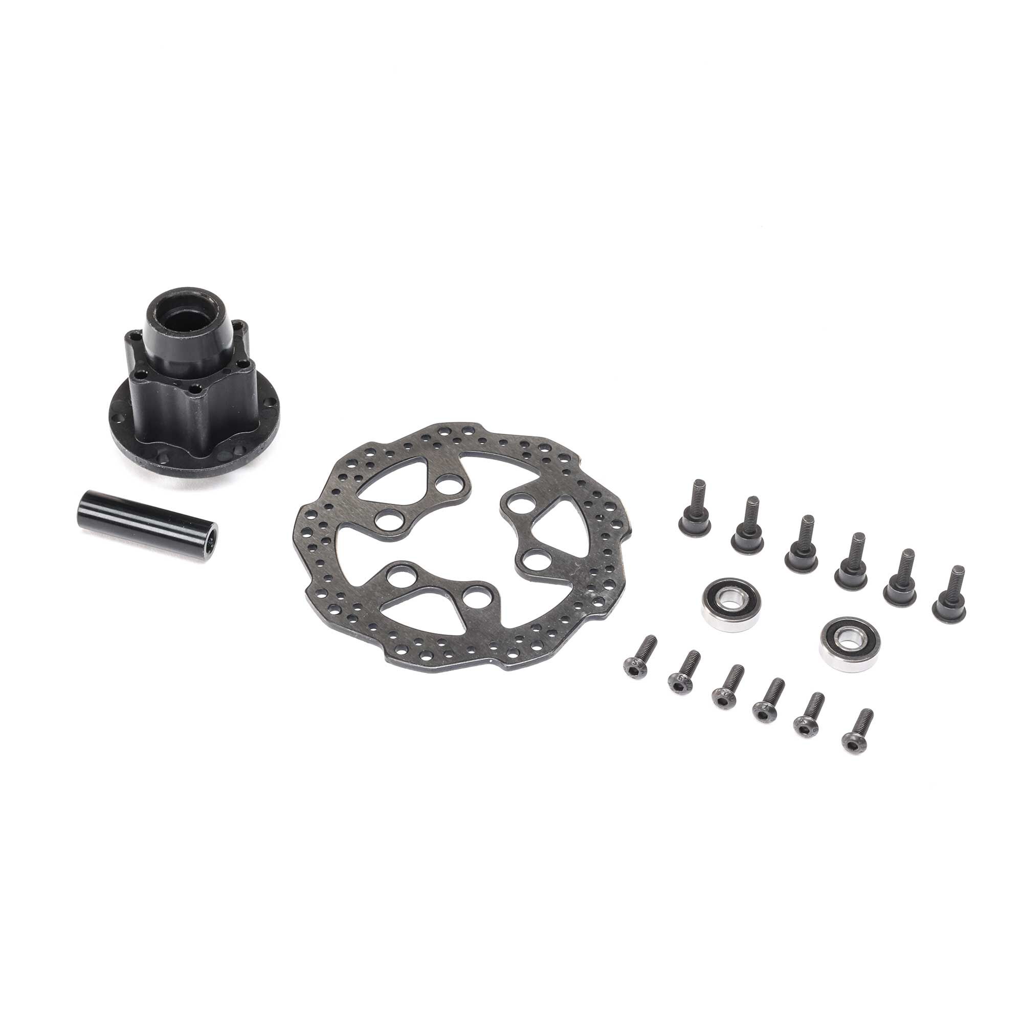 Losi Complete Front Hub Assembly: Promoto-MX (Z-LOS262013)