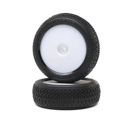 Losi Taper Pin FR Mounted White (2): Mini-B (Z-LOS41017)