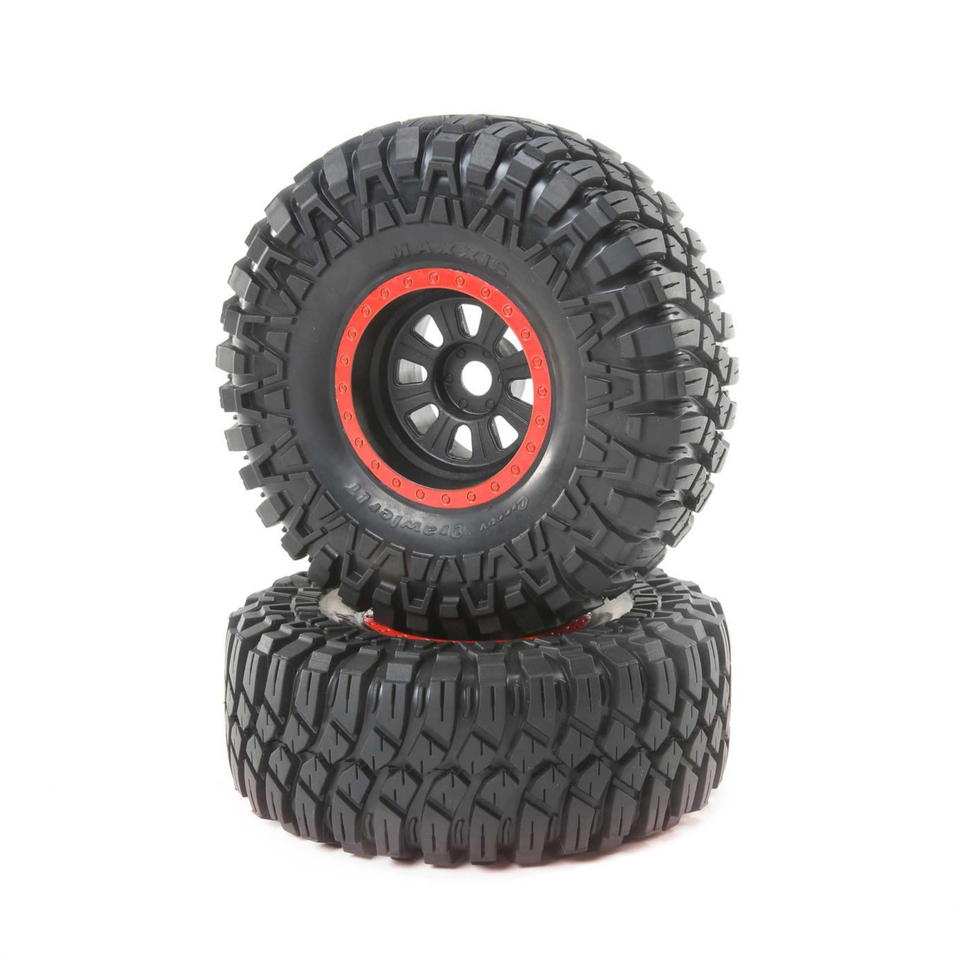 Losi MaxxisCreepyCrawlerLT,Black,Mntd(2): SuperRockRey (Z-LOS45031)