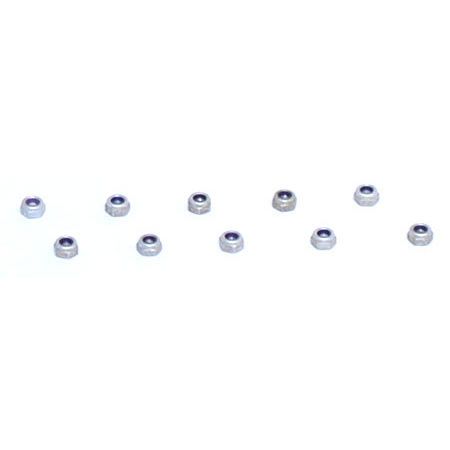 Losi 4-40 Aluminum Mini-Nuts (10) (Z-LOSA6306)