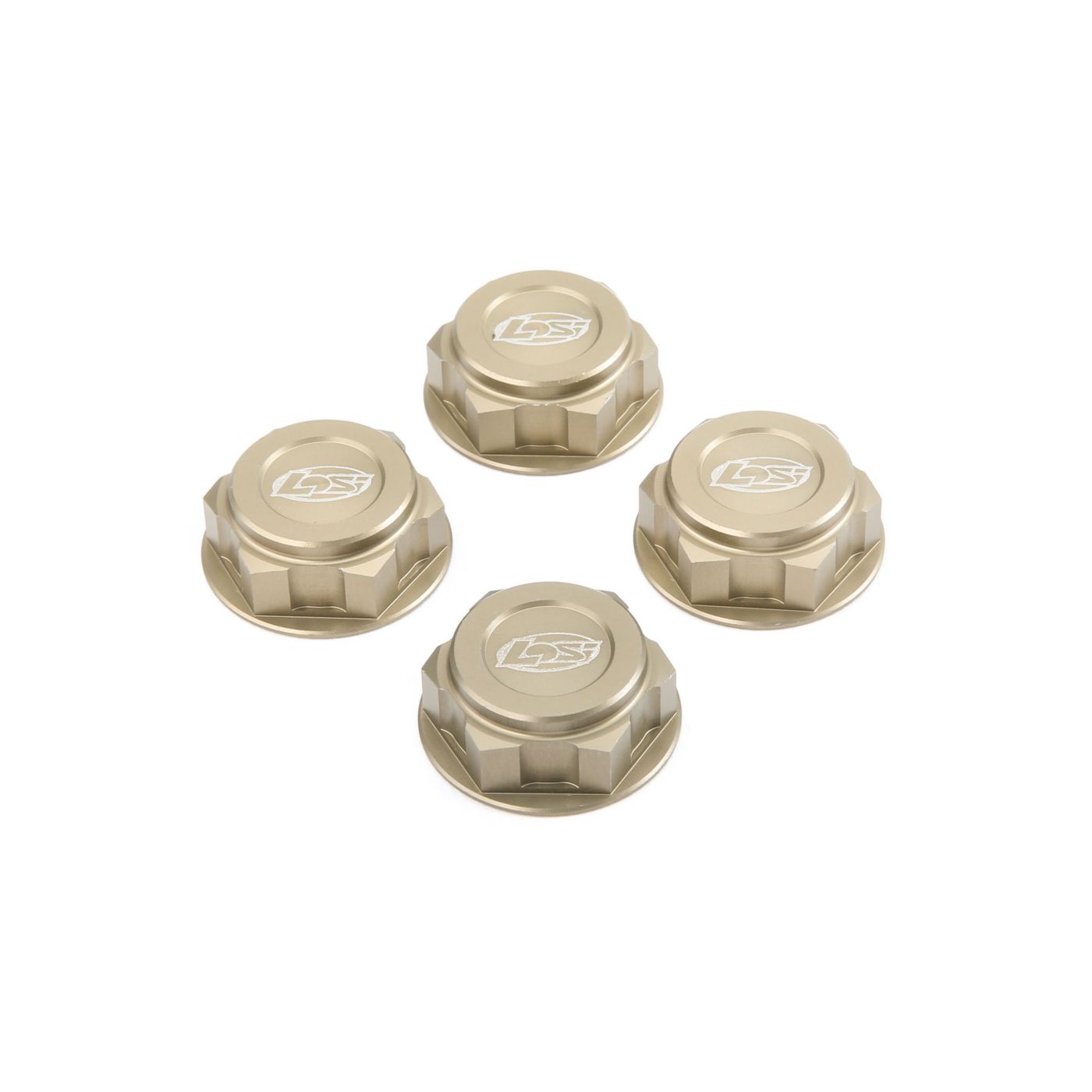 Losi Wheel Nuts, Captured (4): 5IVE-T, MINI WRC (Z-LOSB3228)