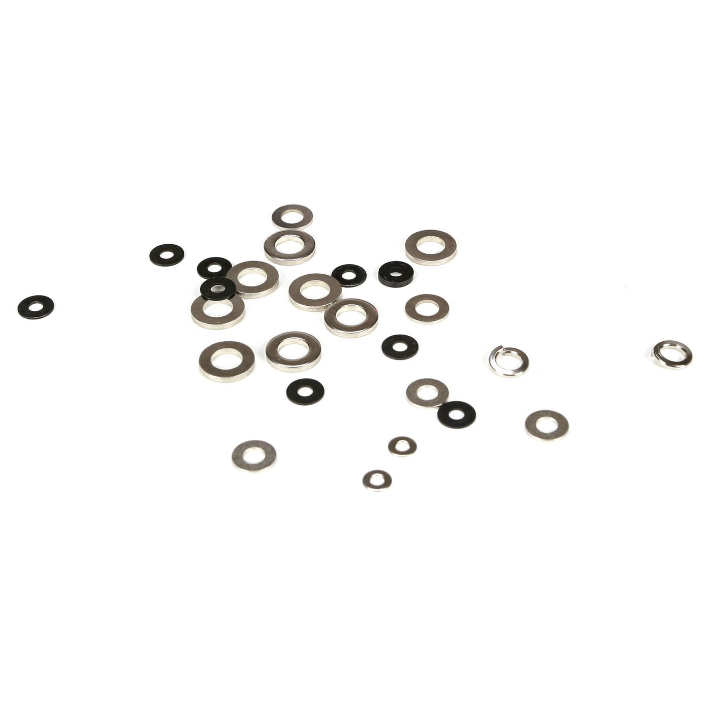 Losi Washer Assortment, 6 sizes (27): 5IVE-T,MINI WRC (Z-LOSB6535)