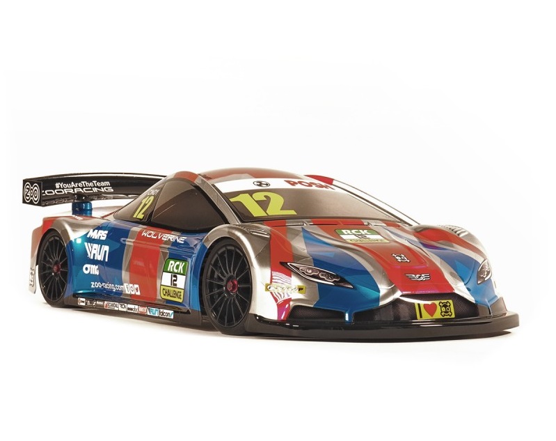 ZooRacing Wolverine MAX - 1:10 Touring Car Body - 0.4mm Airlite (ZR-0015-04)