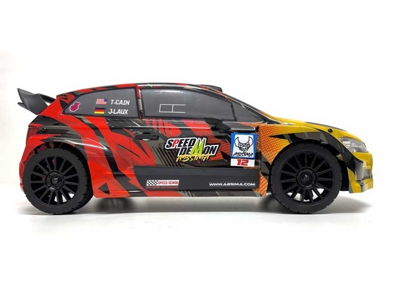Absima 1:12 EP Rally Car "Speed Demon" 4WD Brushless RTR - Red (12122)