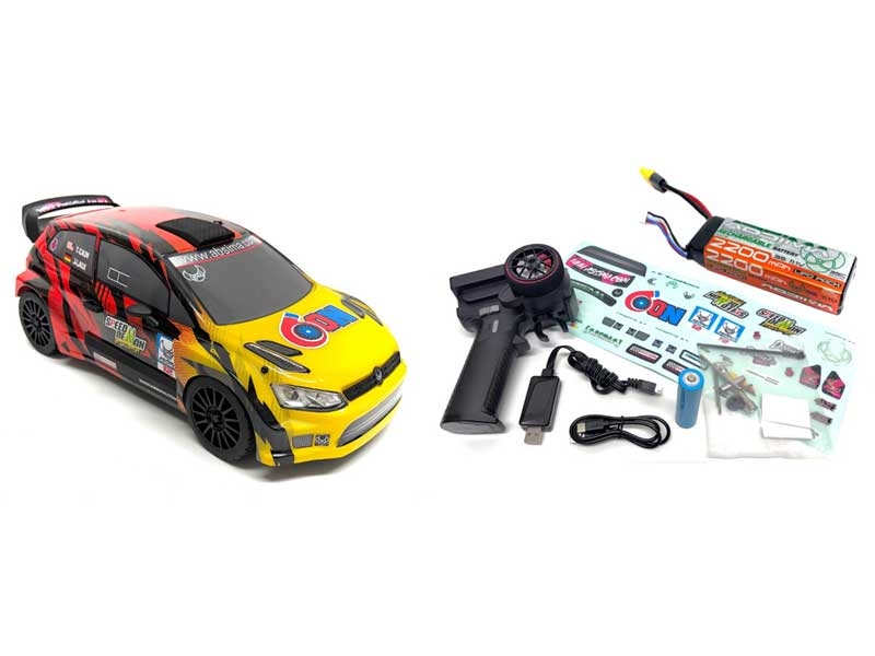Absima 1:12 EP Rally Car "Speed Demon" 4WD Brushless RTR - Red (12122)