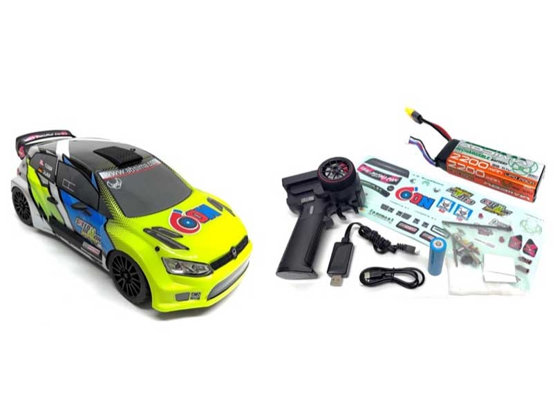 Absima 1:12 EP Rally Car "Speed Demon" 4WD Brushless RTR - White (12123)