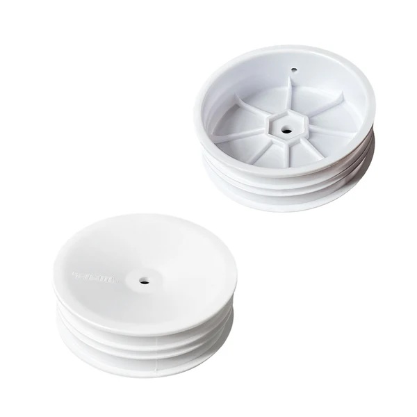 ABM RC Front Wheel for 1/10th Off Road 2wd -White (2pcs) ( AB M40001)