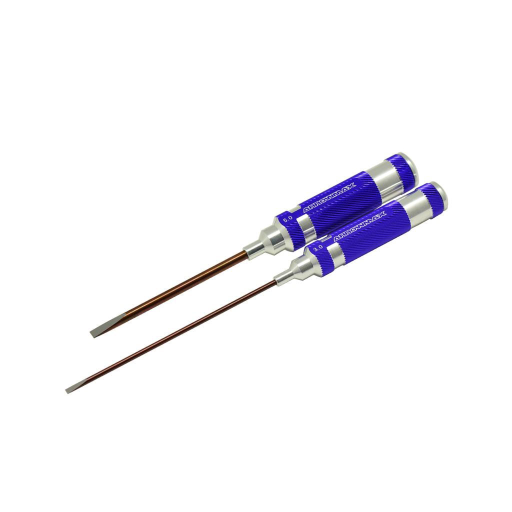 Arrowmax Flat Head Screwdriver Set 3.0 &amp; 5.0 - 2 Pcs (AM130991)