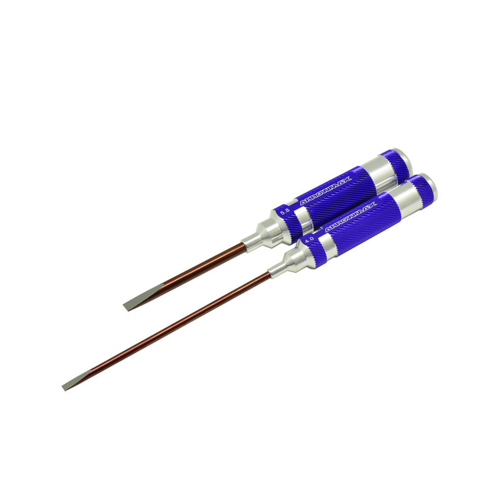 Arrowmax Flat Head Screwdriver Set 4.0 &amp; 5.8 - 2 Pcs (AM130992)