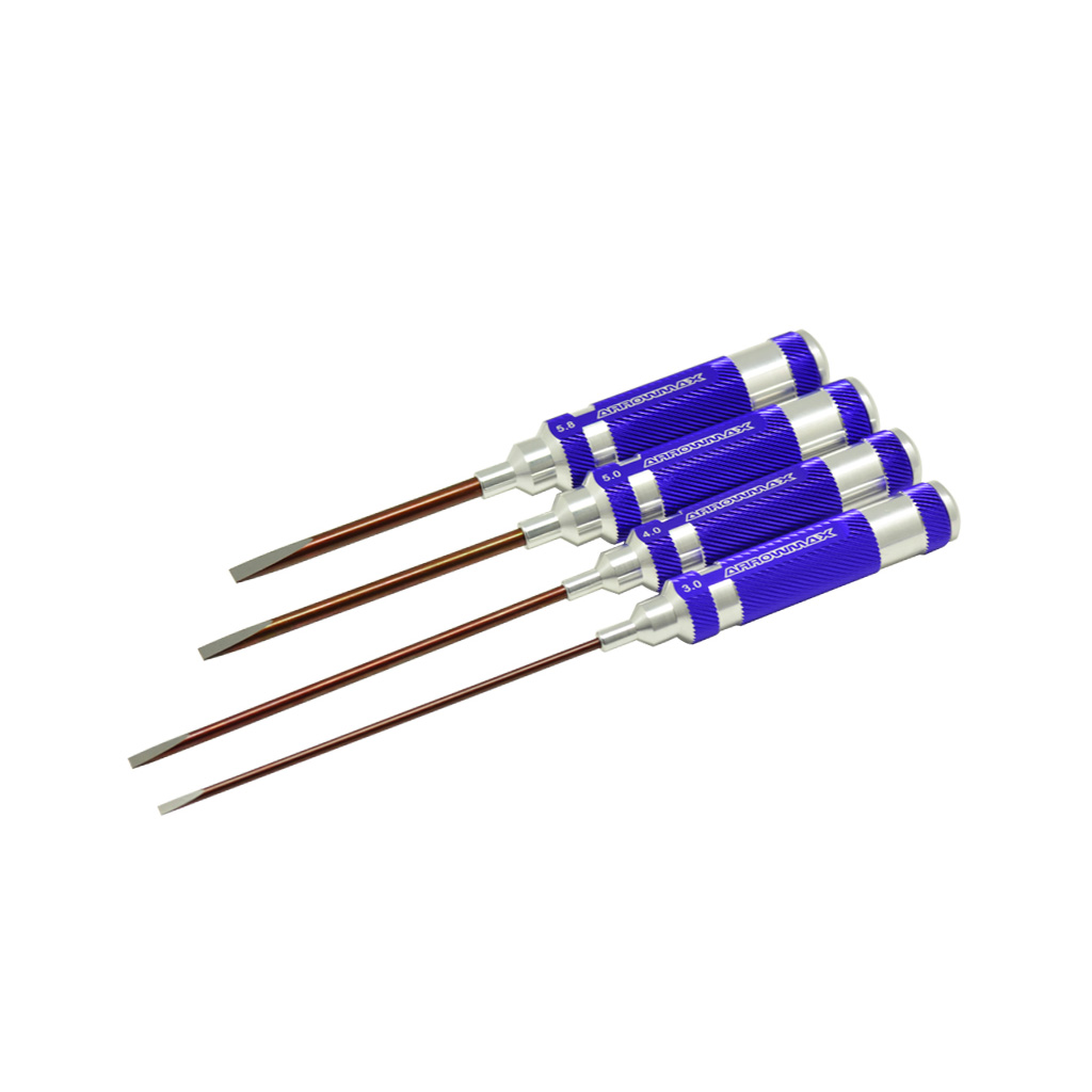 Arrowmax Flat Head Screwdriver Set 3.0 4.0 5.0 &amp; &amp; 5.8 (AM130993)