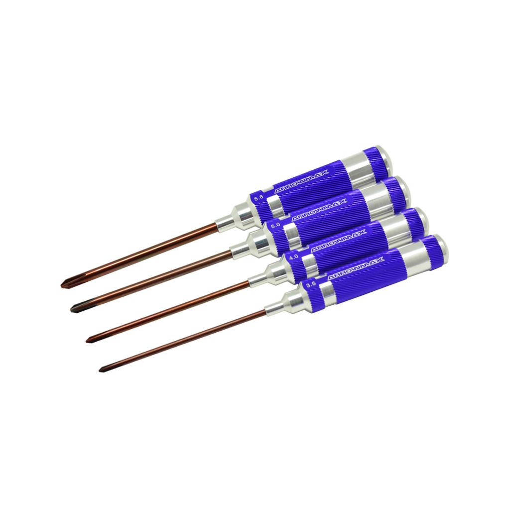 Arrowmax Phillips Screwdriver Set 3.5 4.0 5.0 &amp; 5.8x120mm (AM140991)