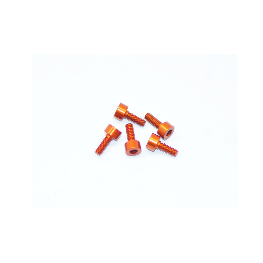 Arrowmax Alu Screw Allen Cylinder Head M2.2 x 6 Orange (5) (AM14CH2206O)