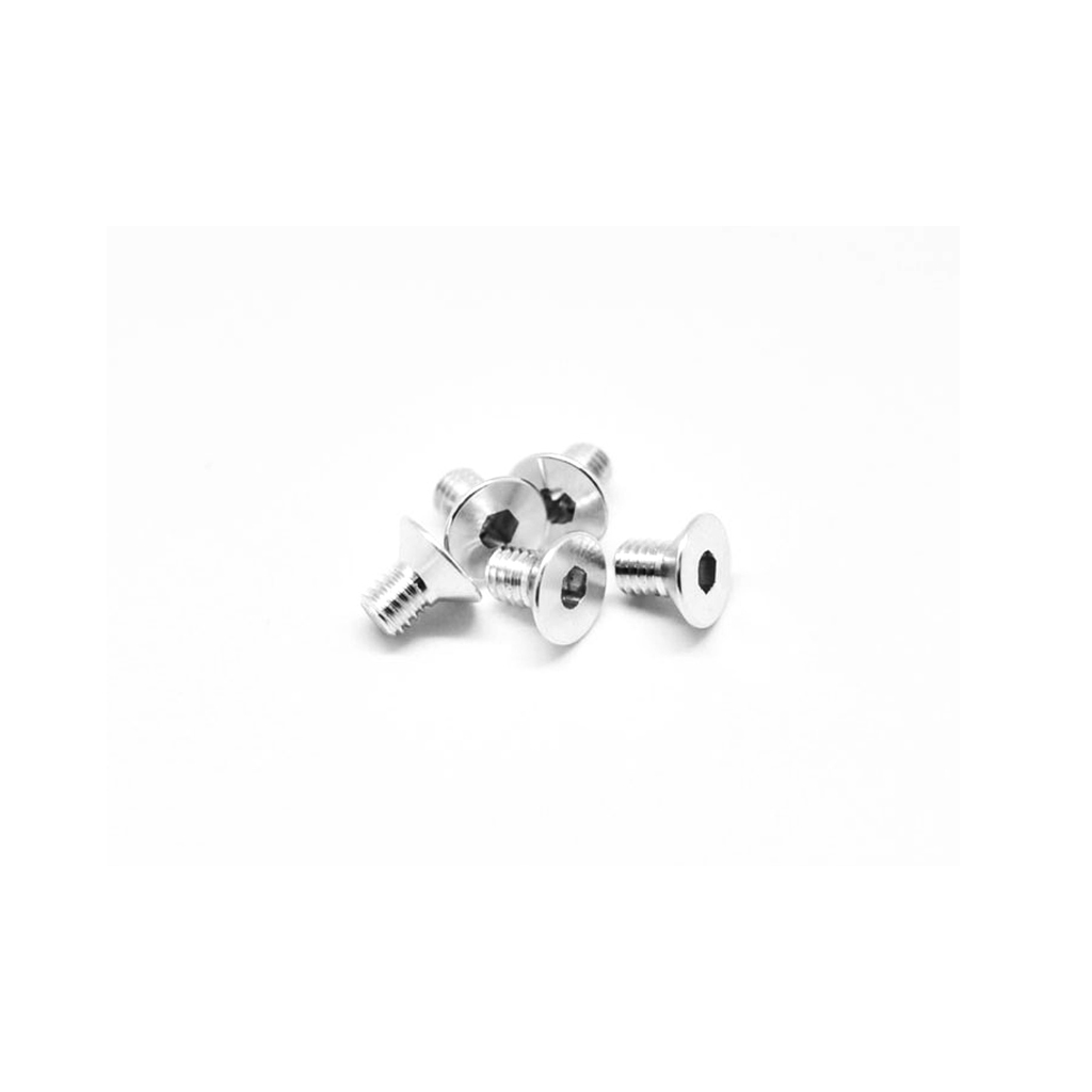 Arrowmax Alu Screw Allen Csk M3 x 5 Silver (5) (AM14CS3005S)