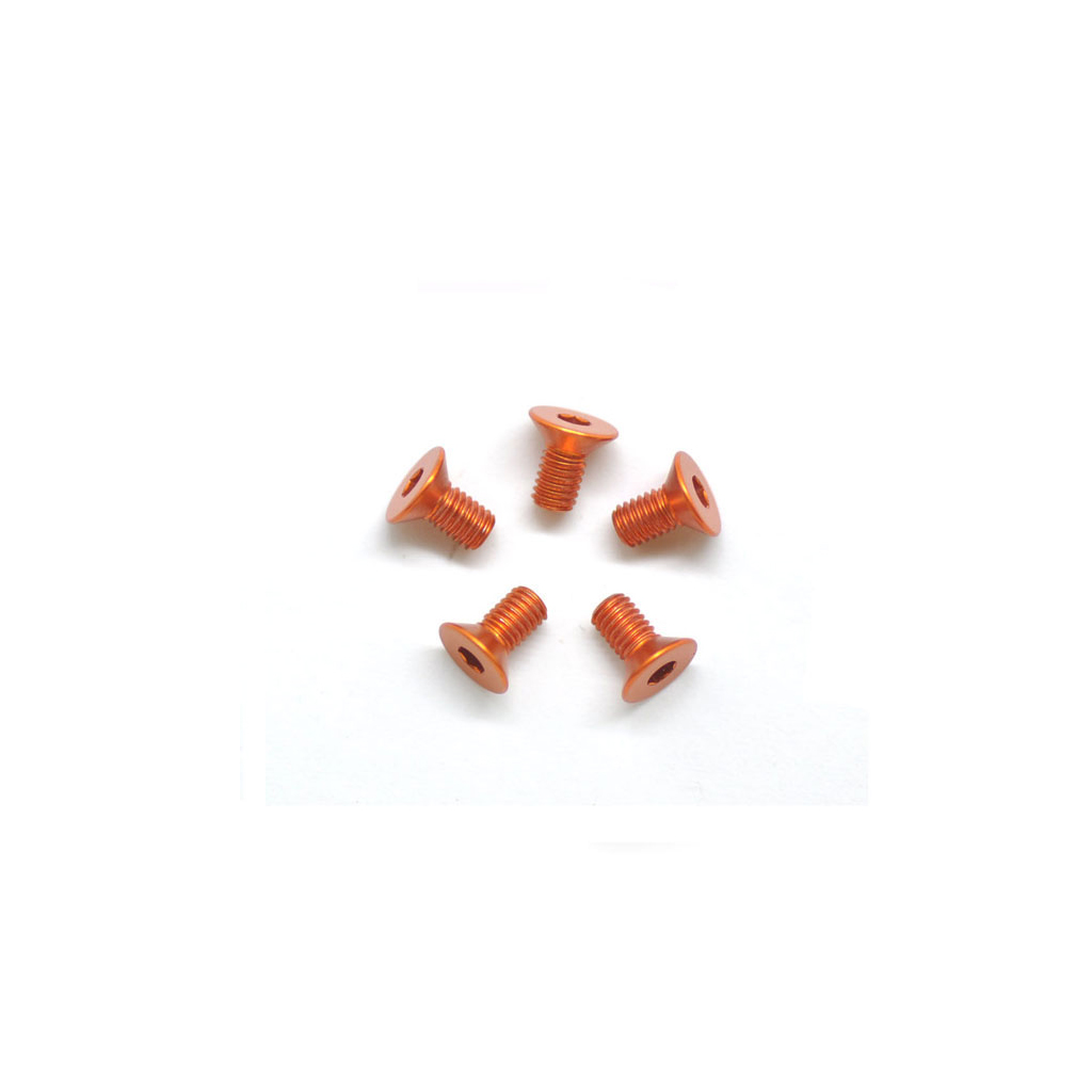 Arrowmax Alu Screw Allen Csk M3 x 6 Orange (5) (AM14CS3006O)