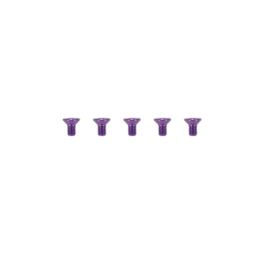 Arrowmax Alu Screw Allen Csk M3 x 6 Purple (5) (AM14CS3006P)