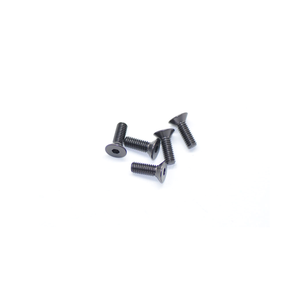Arrowmax Alu Screw Allen Csk M4 x 12 Grey (5) (AM14CS4012G)