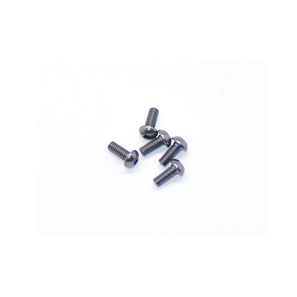 Arrowmax Alu Screw Allen Roundhead M2.5 x 6 Grey (5) (AM14RH2506G)