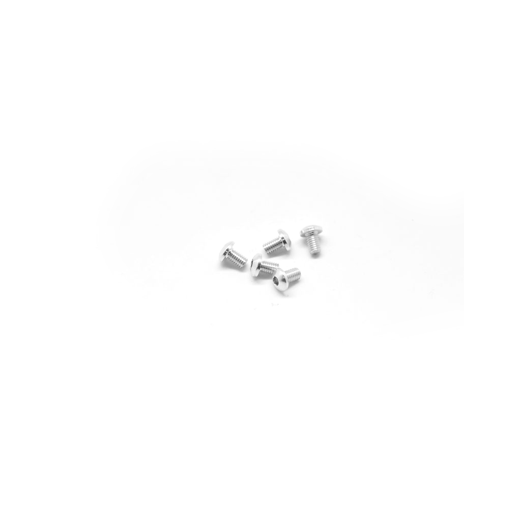 Arrowmax Alu Screw Allen Roundhead M3 x 5 Silver (5) (AM14RH3005S)