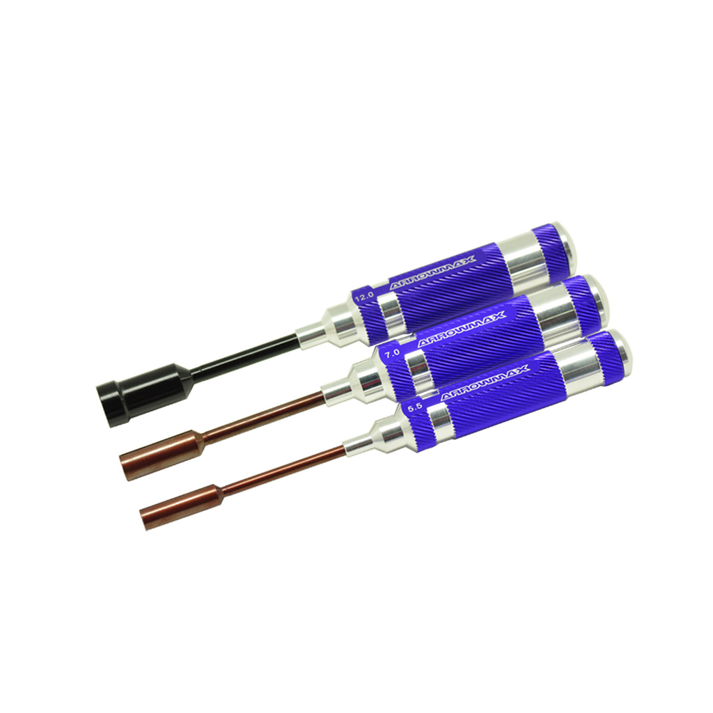 Arrowmax Nut Driver Set 5.5; 7.0 &amp; 12.0x100mm 3pcs (AM150991)