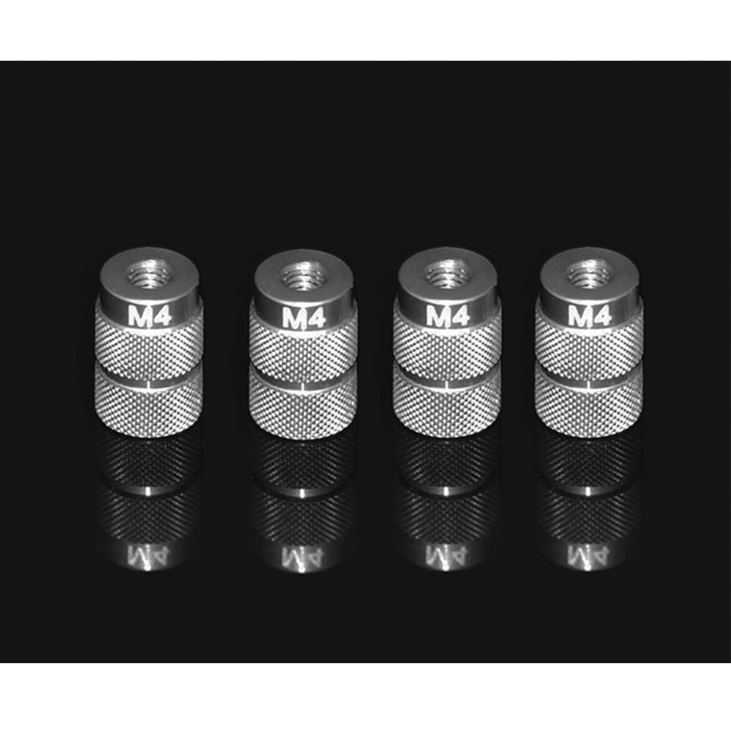 Arrowmax 4MM &amp; 3/32&quot; Ally Nuts-1/10 Set-Up Sysytem (4) (AM170048)