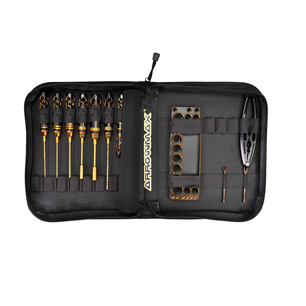 Arrowmax Toolset for 1/10 Elect Touring Cars-B/G (AM199445)