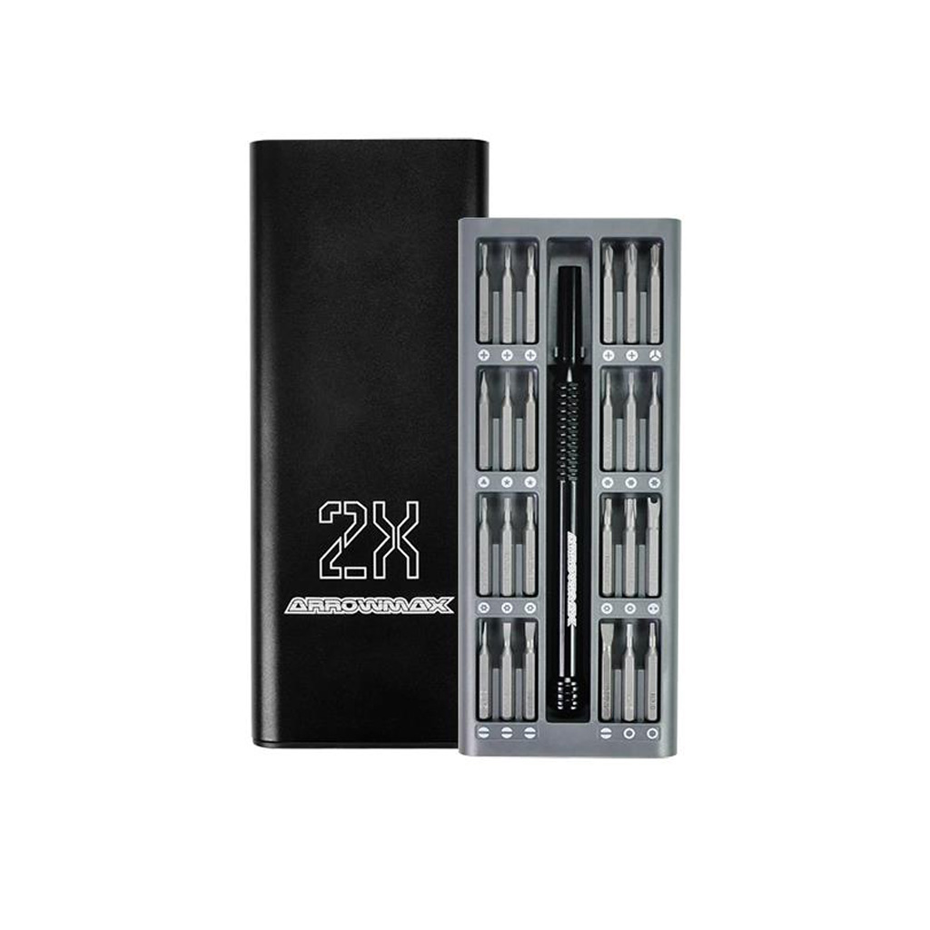 Arrowmax AM Precision Screwdriver Set+Case 24 in 1 (AM199900)