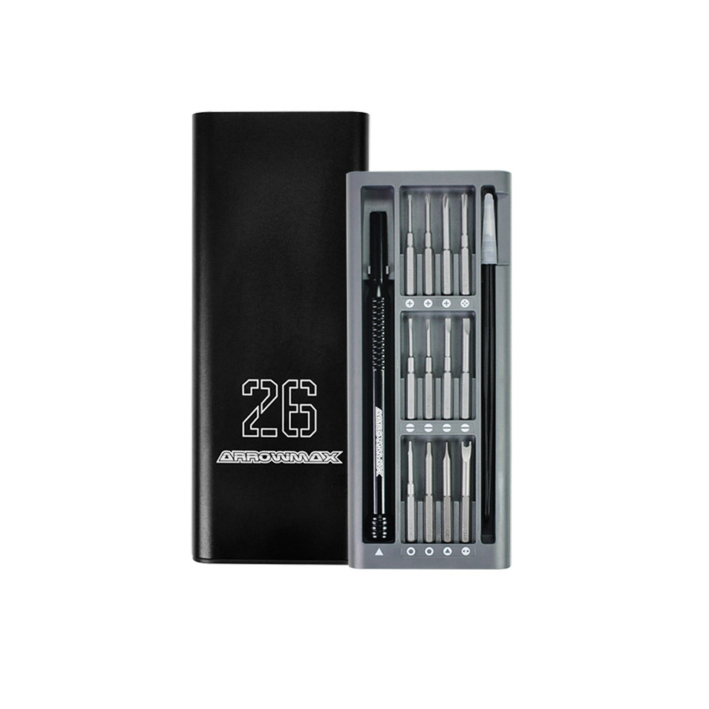 Arrowmax AM Precision Screwdriver Set+Case 26 in 1 (AM199902)