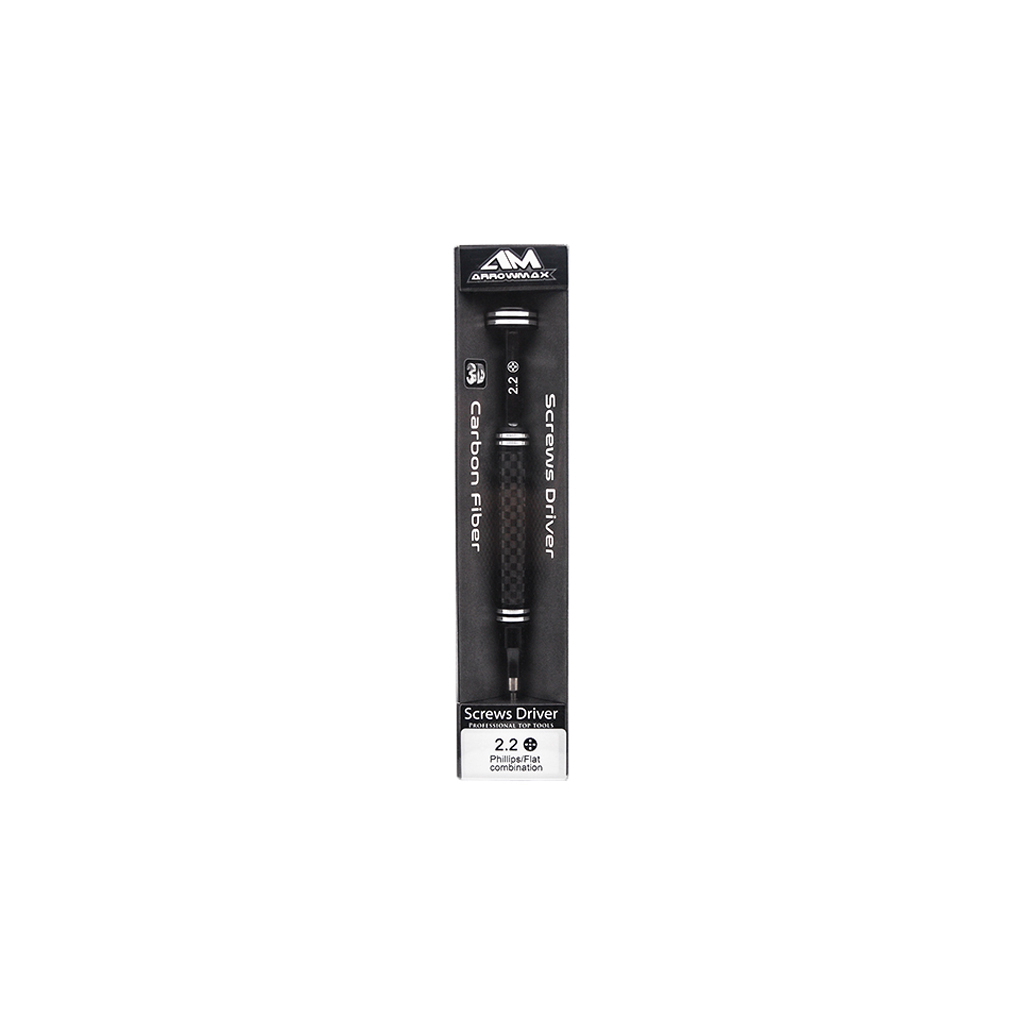 Arrowmax AM Carbon Screwdriver 3D Tip 2.2 Phillips/Slot (AM199998)