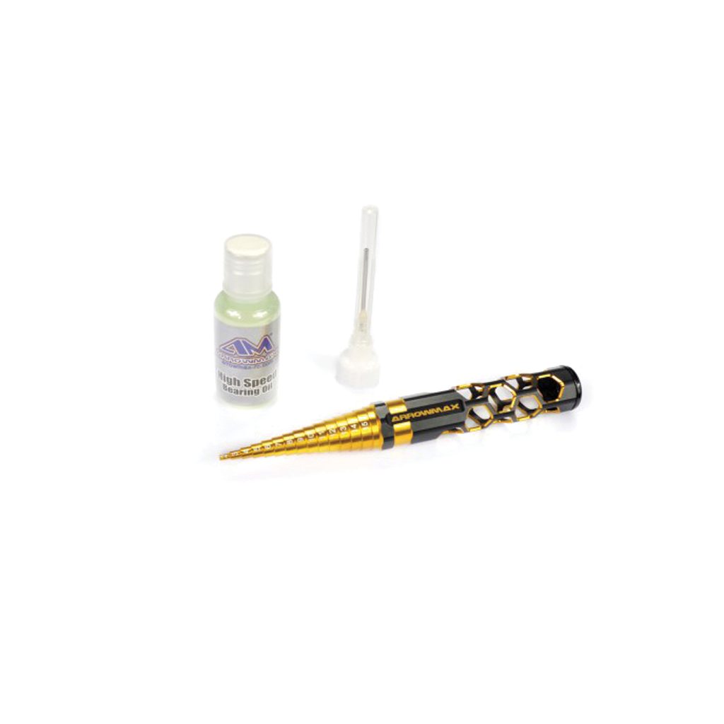Arrowmax High Speed Bearing Oil Set Black Golden (AM210203)