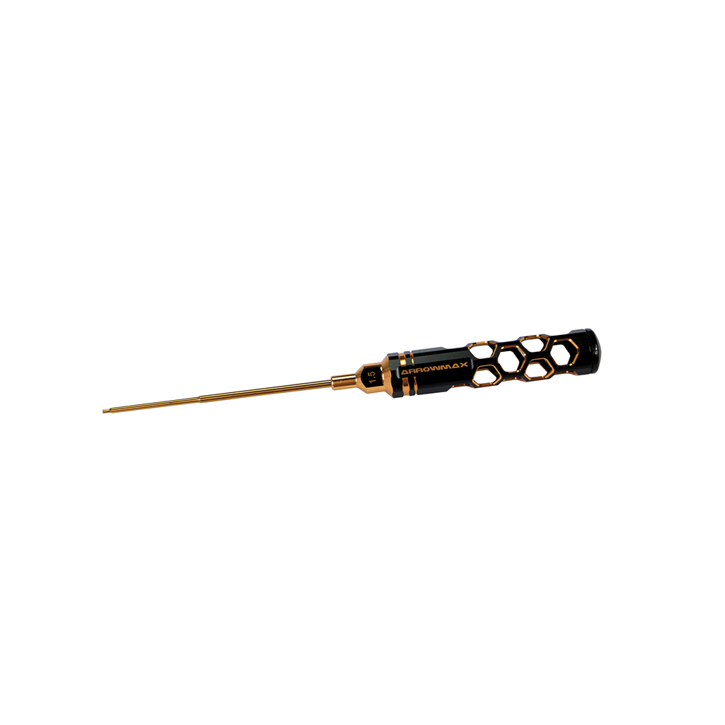 Arrowmax Allen Wrench 1.5 x 120mm Blk Golden (AM410115BG)