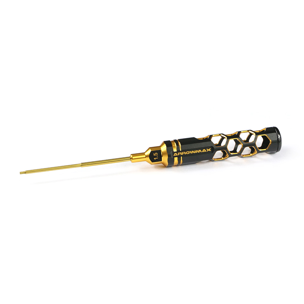 Arrowmax Allen Wrench 1.5 x 100mm Black Golden (AM410116BG)