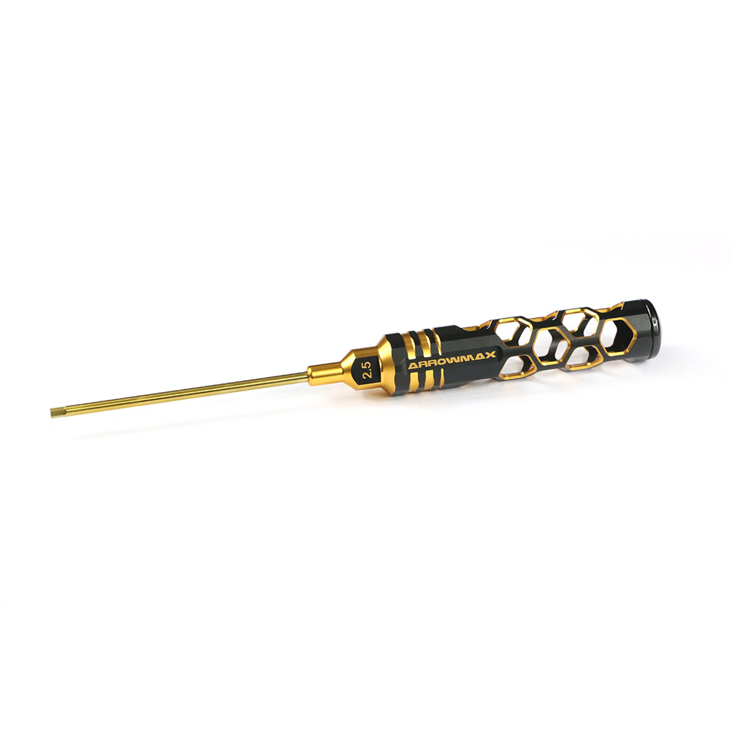 Arrowmax Allen Wrench 2.5 x 100mm Black Golden (AM410126BG)
