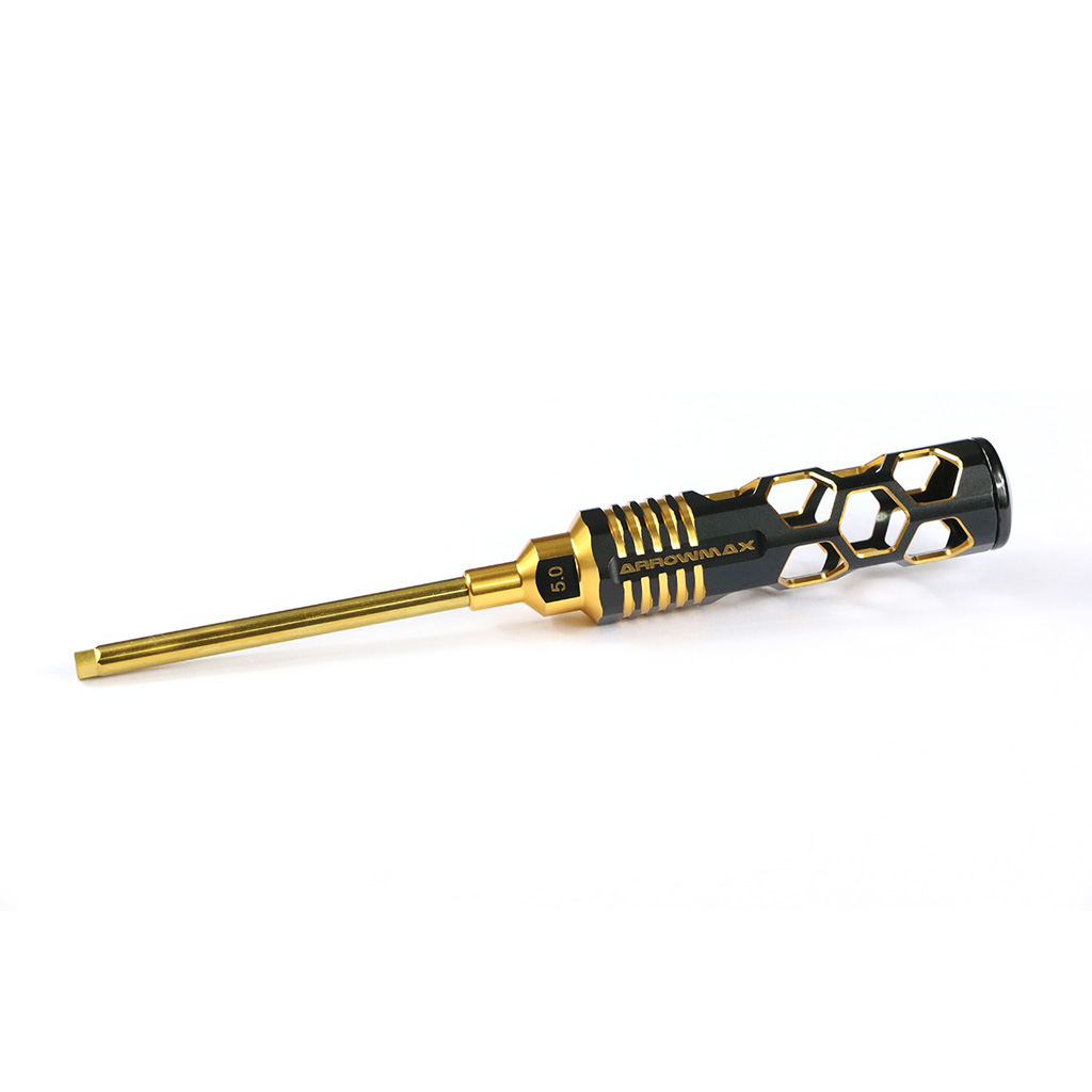 Arrowmax Allen Wrench 5.0 x 100mm Black Golden (AM410151BG)