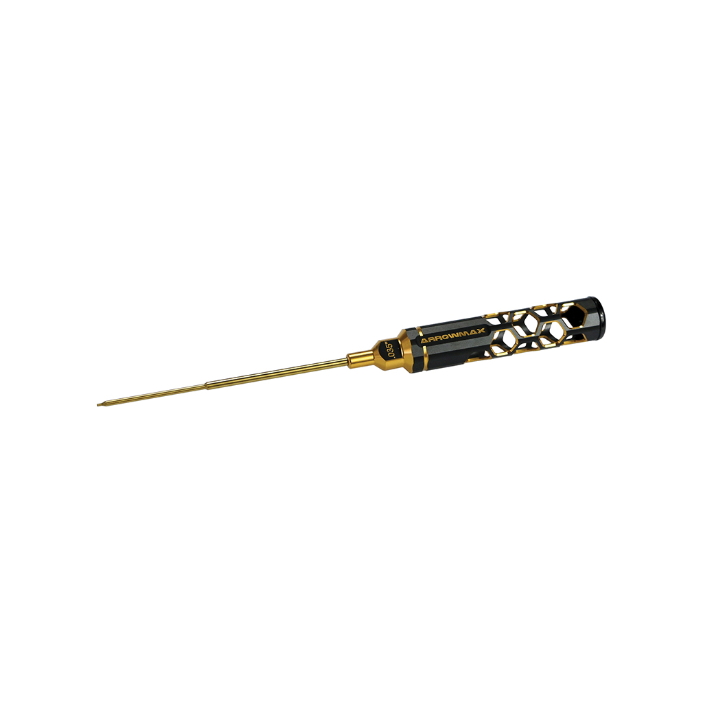 Arrowmax Allen Wrench .035 x 120mm Blk Golden (AM410235BG)