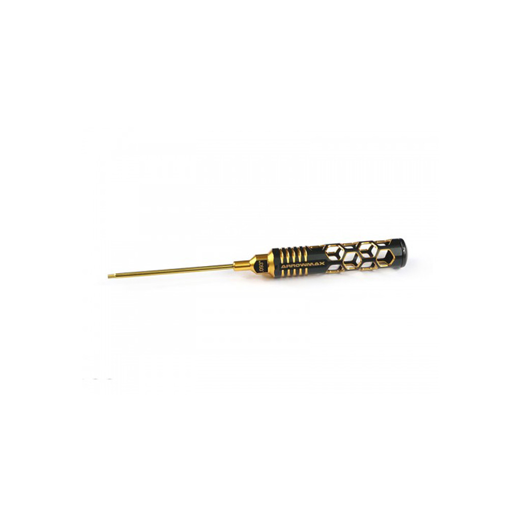 Arrowmax Allen Wrench .093(3/32&quot;)x 100mm Black Golden (AM410299BG)