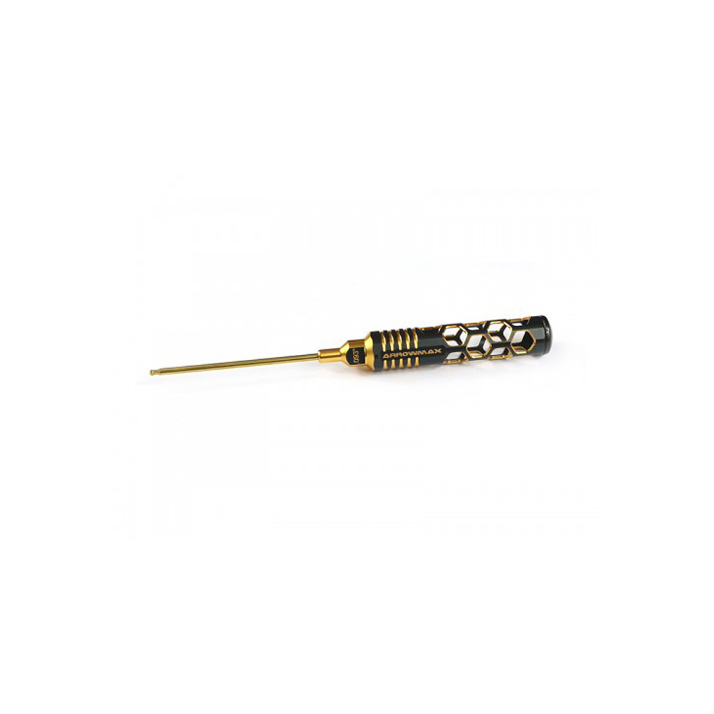 Arrowmax Ball Driver Hex Wrench .093(3/32)x100 Black Golden (AM420299BG)